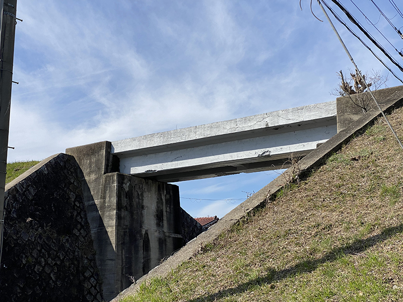旧陸軍宇治火薬製造所木幡分工場引込線跡